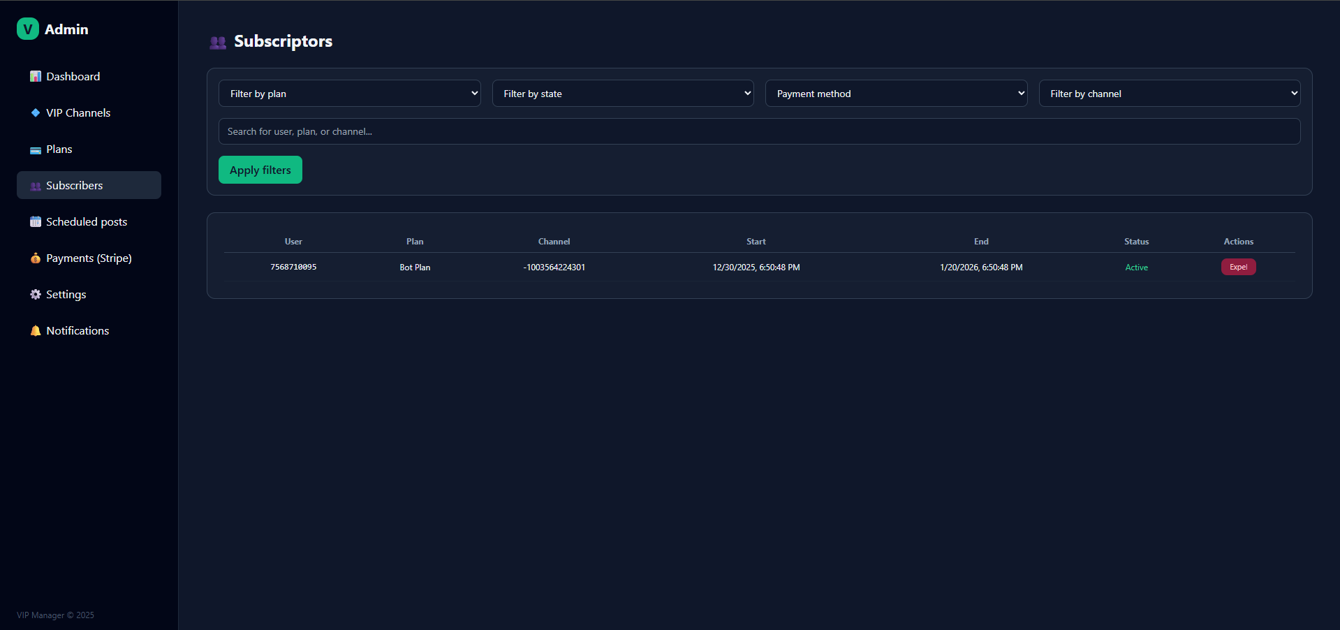 VIP Channel screenshot 4