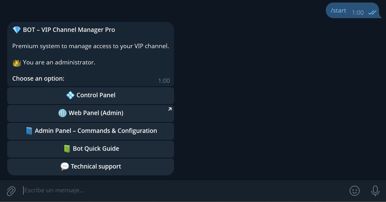 VIP Channel screenshot 1
