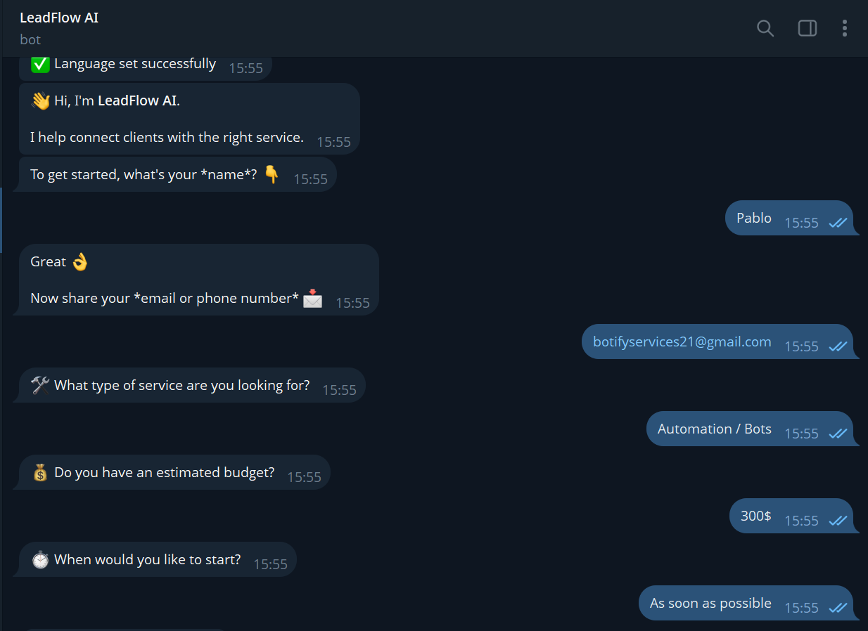 LeadFlow screenshot 1