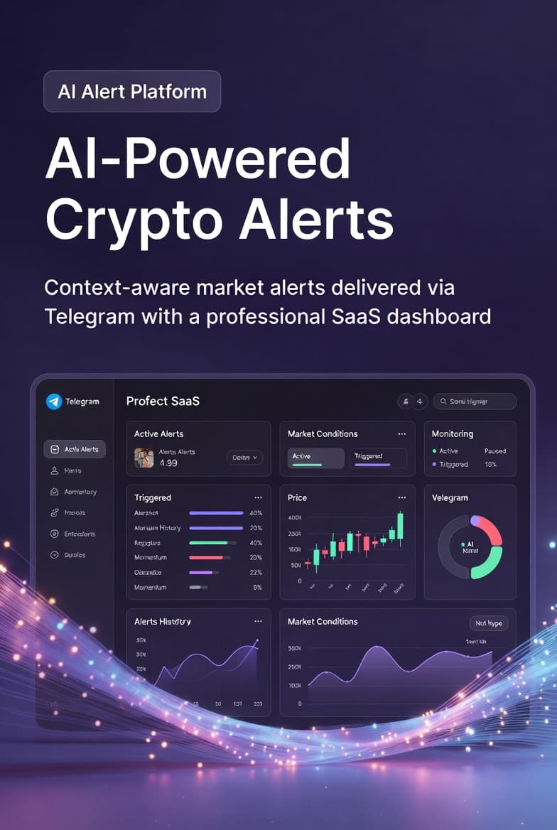 Crypto Alert Bot dashboard