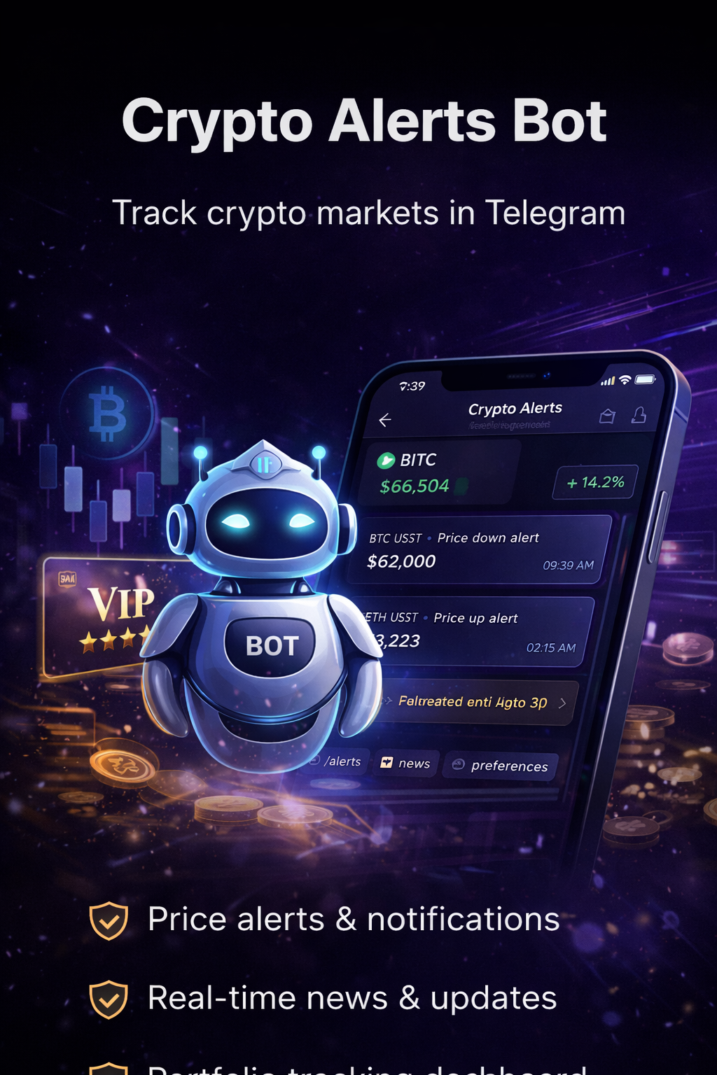 Crypto Alert Bot mobile