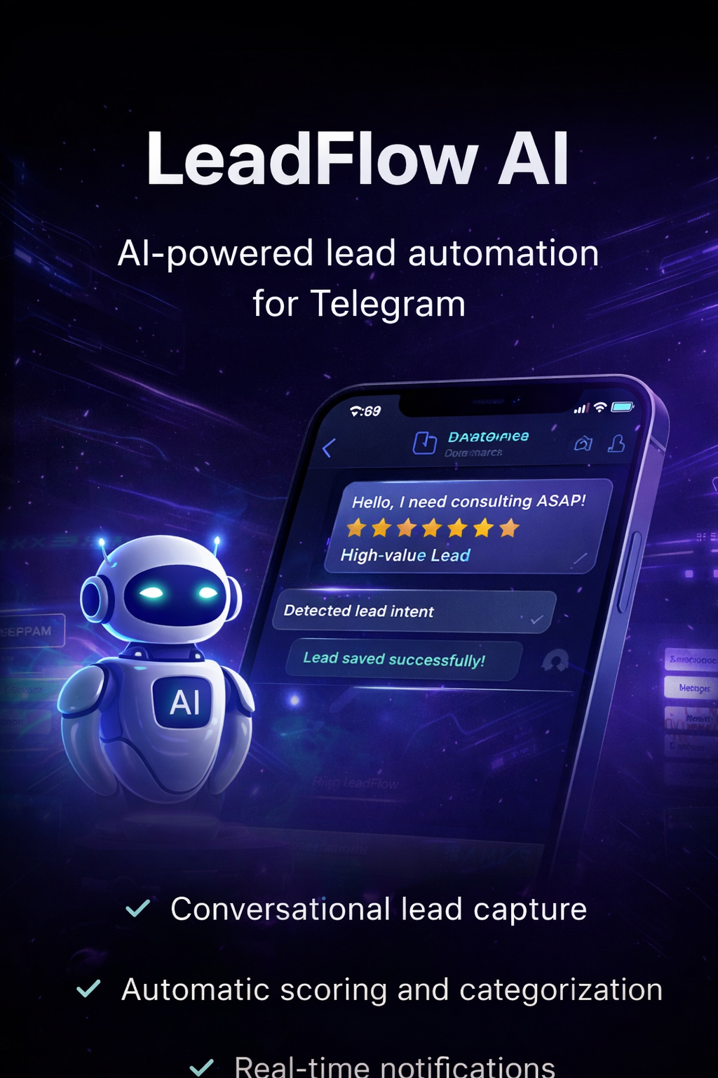 LeadFlow AI mobile